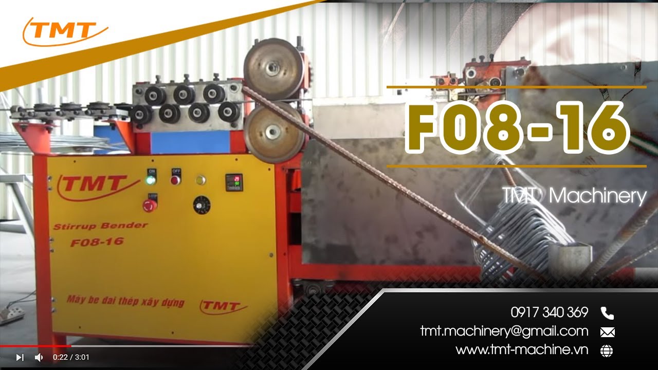 TMT (F08-16) - Máy bẻ đai thép xây dựng