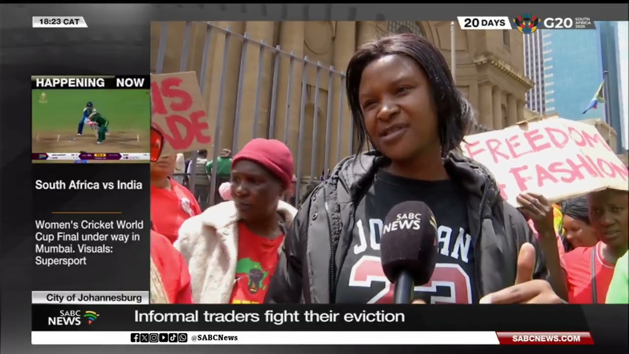 City of Johannesburg | Informal traders fight their eviction