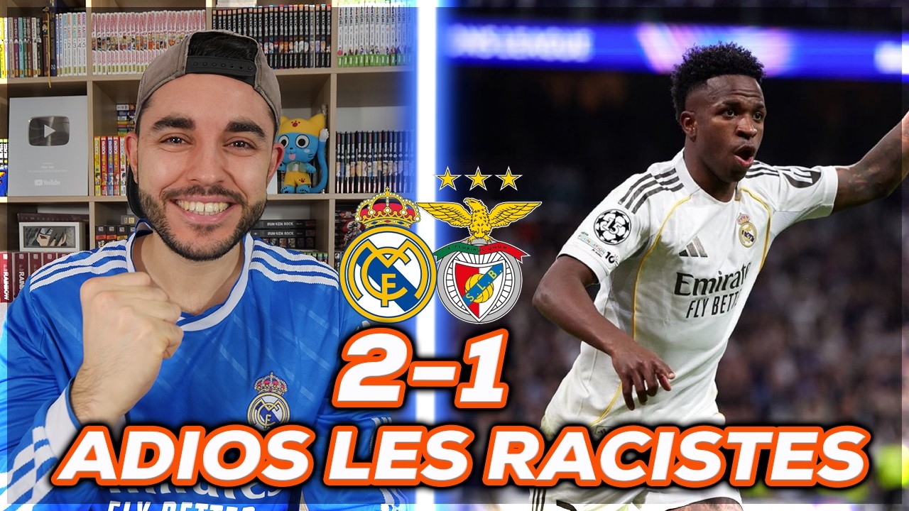 Real Madrid 2-1 Benfica ! VINICIUS JR amène le real en 8e ! 