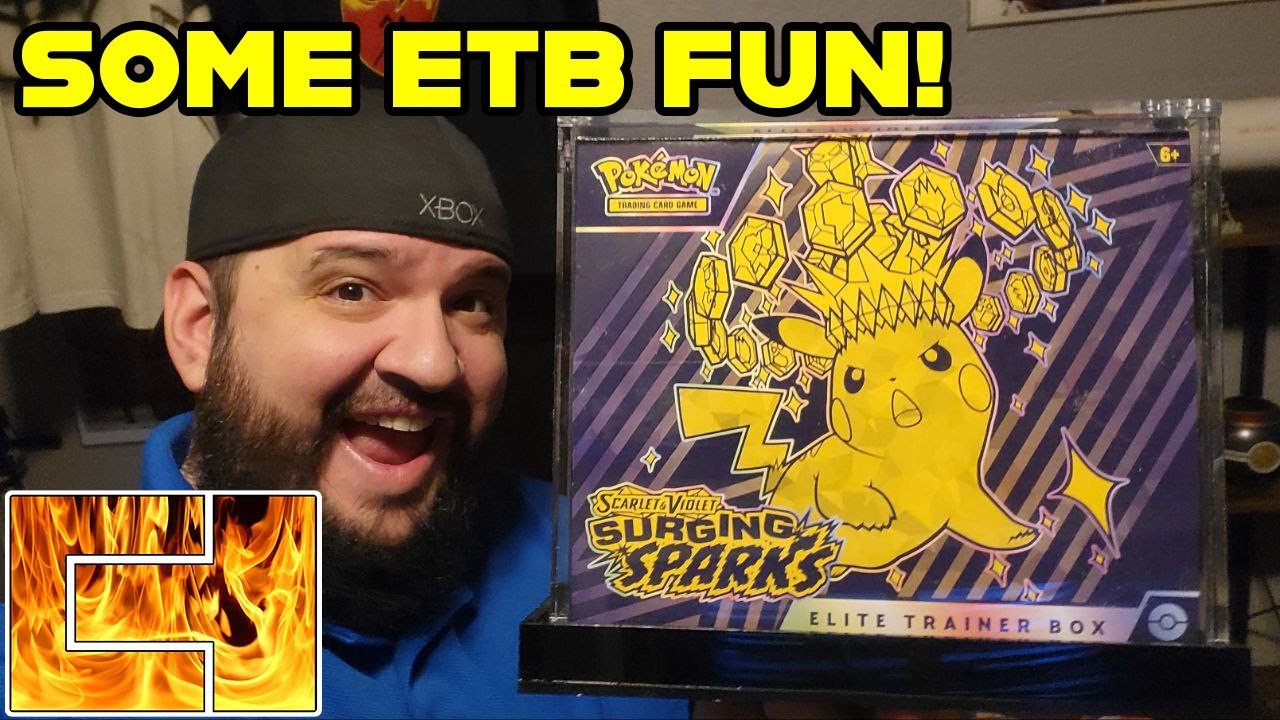Happy Pokemon Day!!!  Opening a Surging Sparks ETB!!!