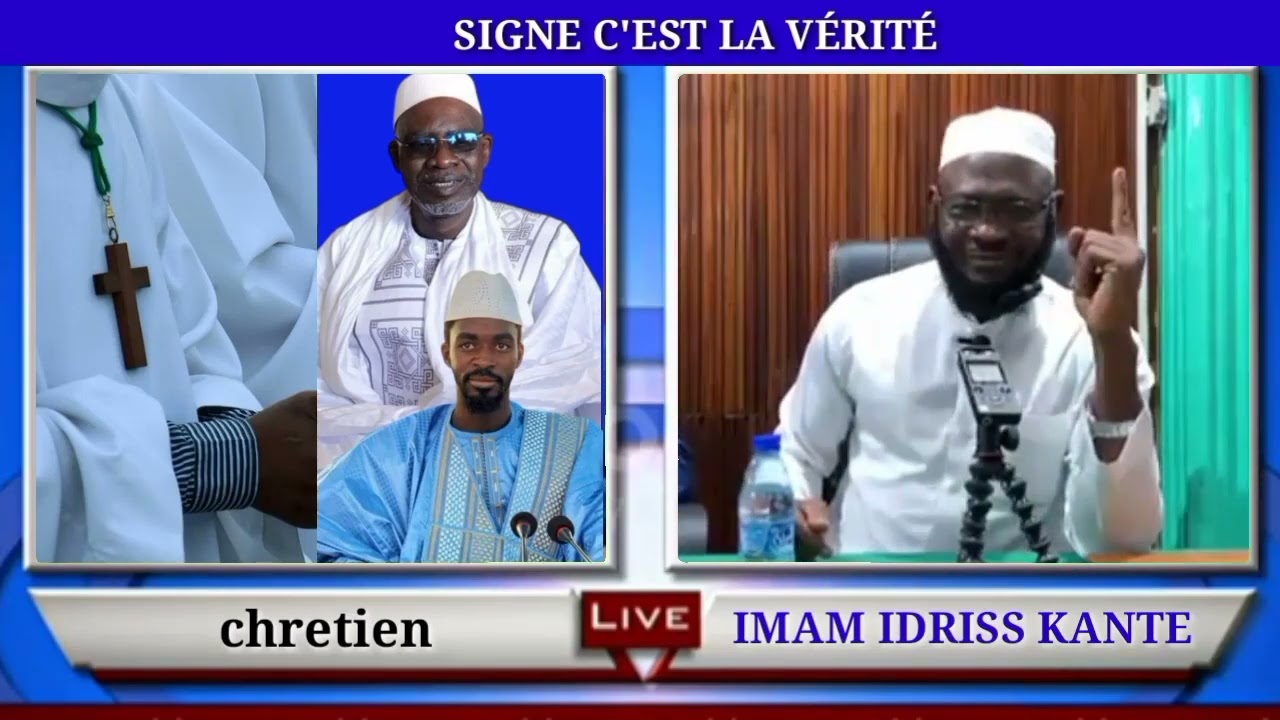 IMAM Idriss Amara Kante les chrétiens