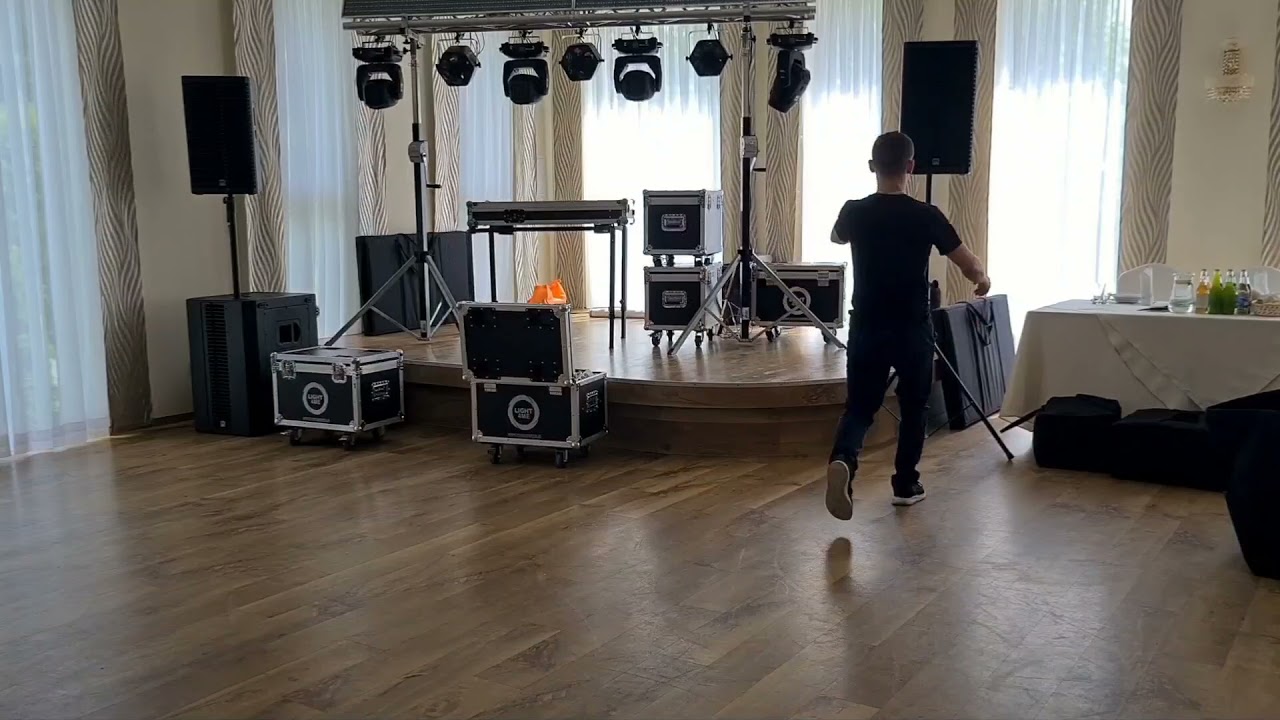 DJ MICHAŁ Instalacja sprzętu @rezydencjapodorami-domwese5456