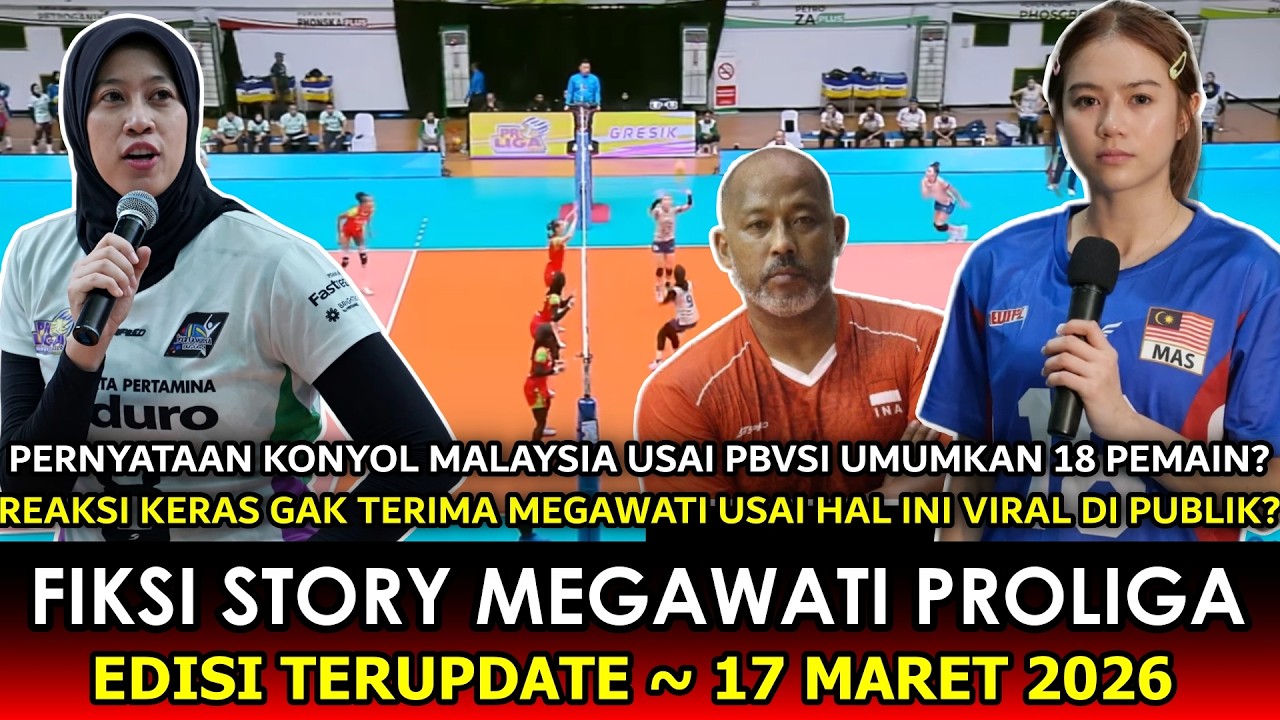 KEPUTUSAN CERDAS 🔵 Pengakuan Sombong Malaysia Usai Timnas Voli Share 18 Nama~Reaksi Megawati Really❓