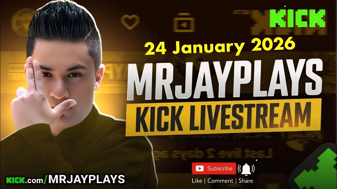 🔴 LIVE | MrJayPlays Kick Livestream (24 January 2026)🔥
