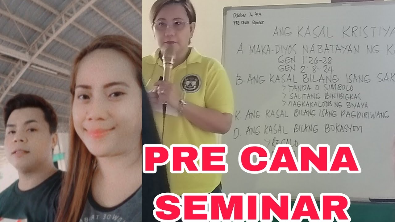 PRE-CANA SEMINAR | PREPARATION FOR THE WEDDING|ANONG MERON SA PRE CANA SEMINAR?
