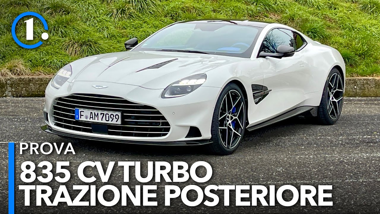 Trazione POSTERIORE con 835 CV e 1.000 Nm 🇬🇧 Aston Martin VANQUISH