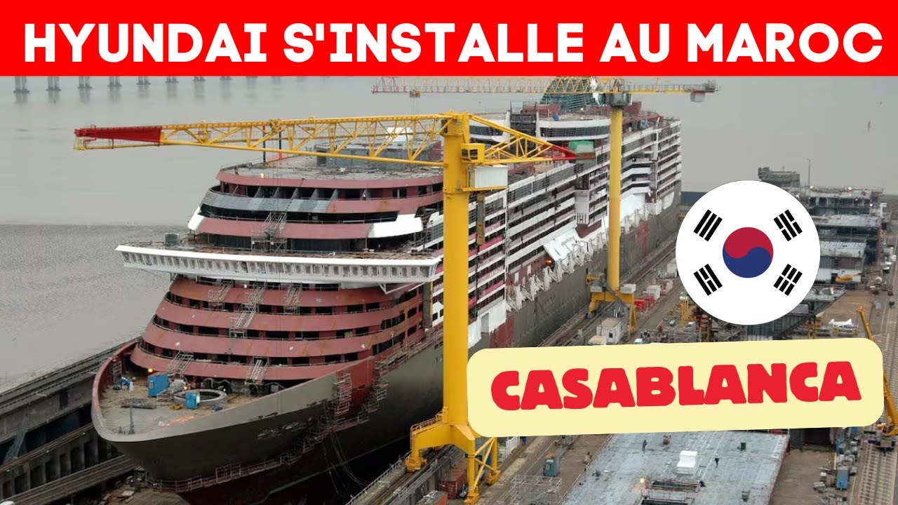 HD Hyundai construit le plus grand chantier naval d'Afrique &agrave; Casa