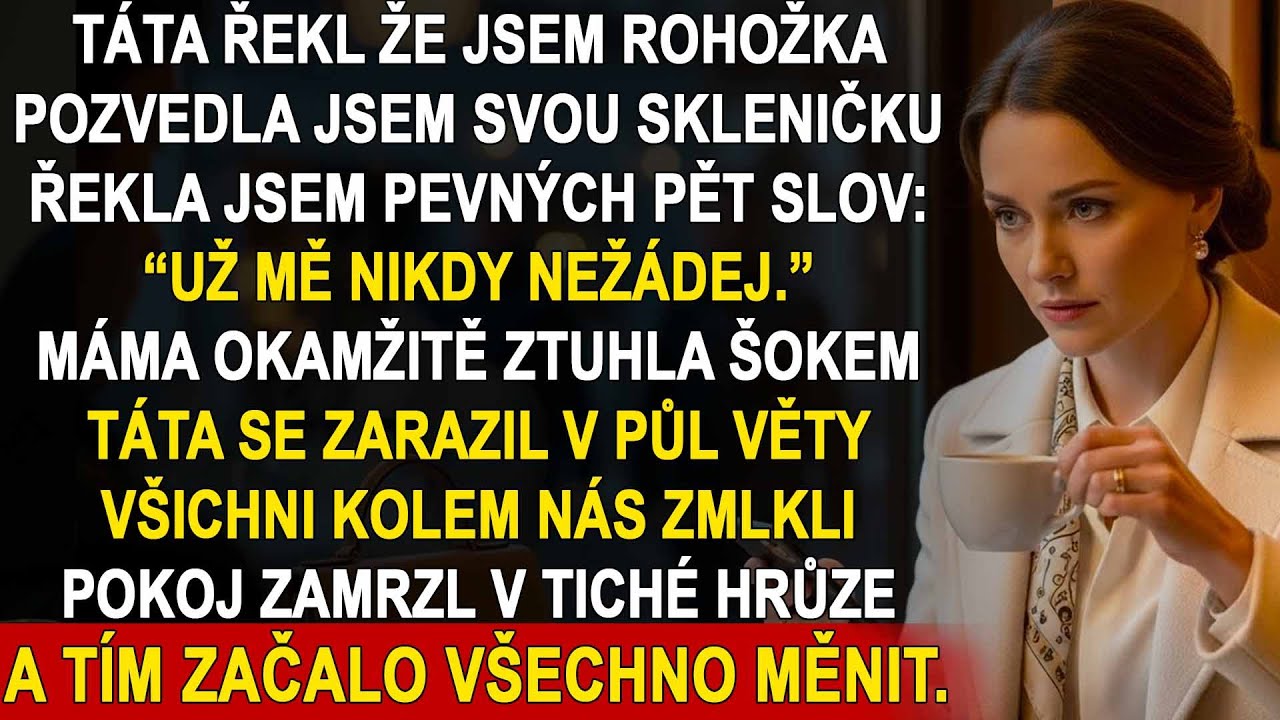 „Jsi jen rodinná rohožka,“ řekl táta. Já klidně odpověděla: „A proto ode mě už nic nechtějte.“