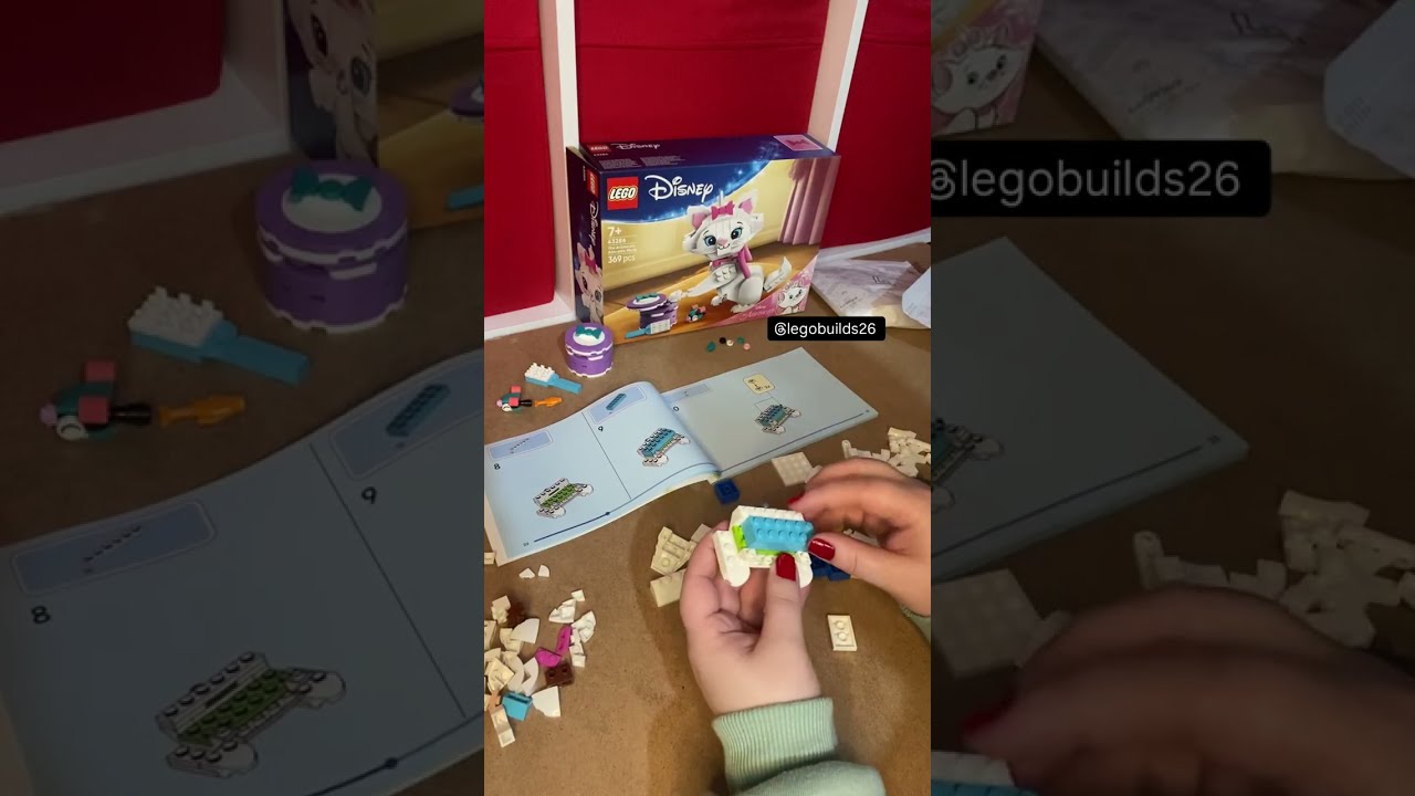 Lego Disney - The Aristocats Adorable Marie Bag 2 PART 1 #lego #disney #legodisney #legobuilding 