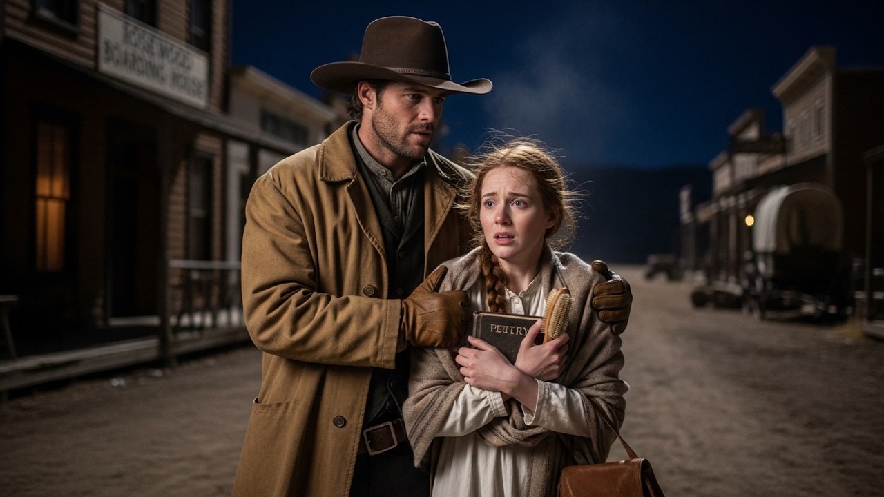 She Was Thrown From The Boarding House At Midnight, The Cowboy Found Her Shivering And Took Her In