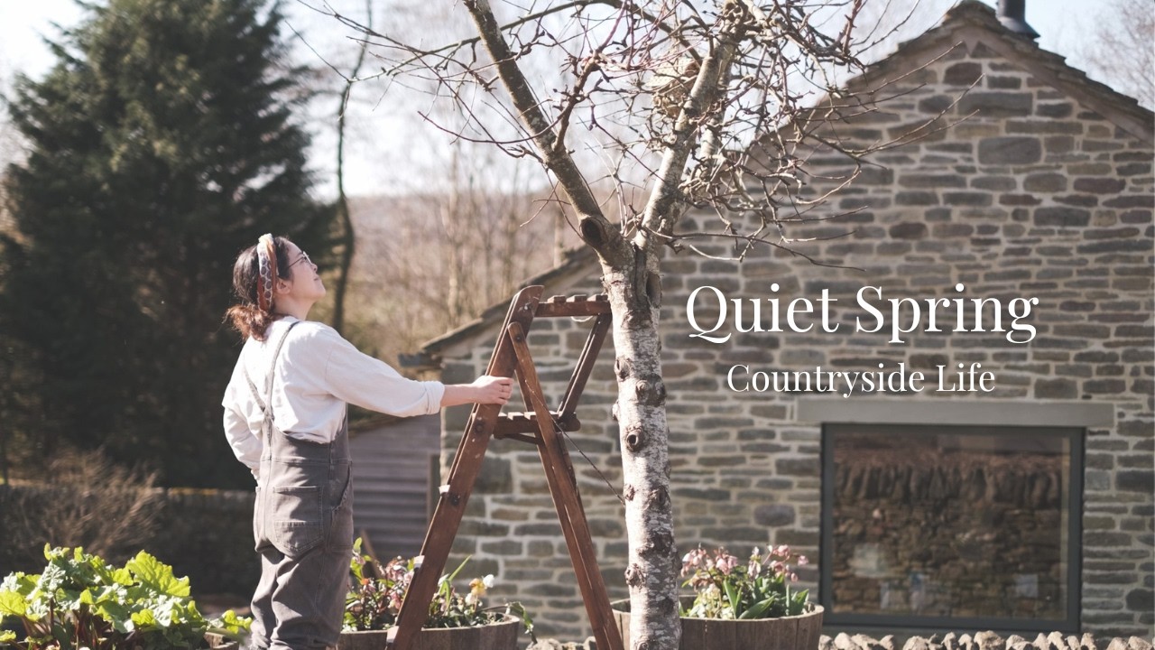 【暮らし・ガーデニングvlog】イギリス田舎暮らし｜穏やかな春の日、なんでもない一日を楽しむ｜A Quiet Spring Day in the English Countryside