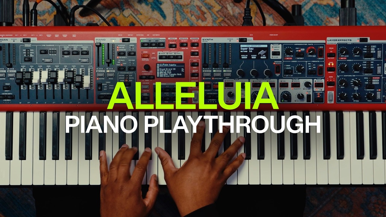 Alleluia | Official Piano Playthrough | Elevation Worship