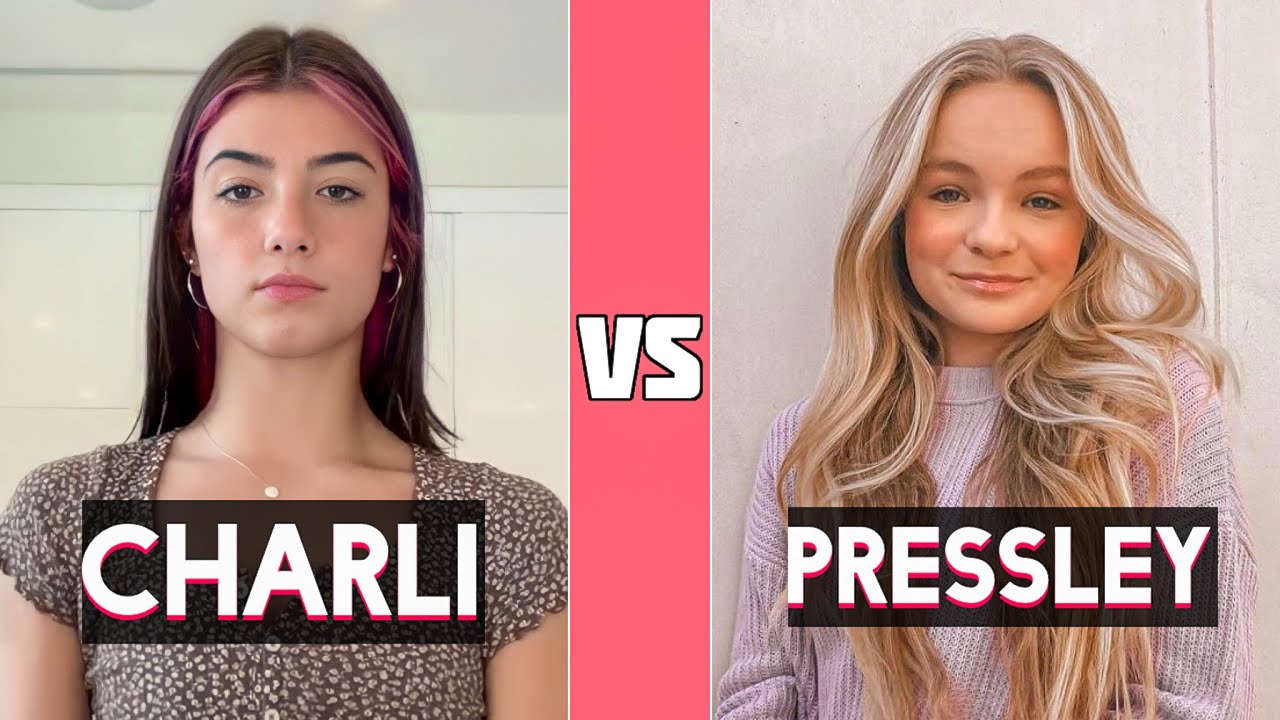 Charli D'amelio VS Pressley Hosbach TikTok Dance Battle