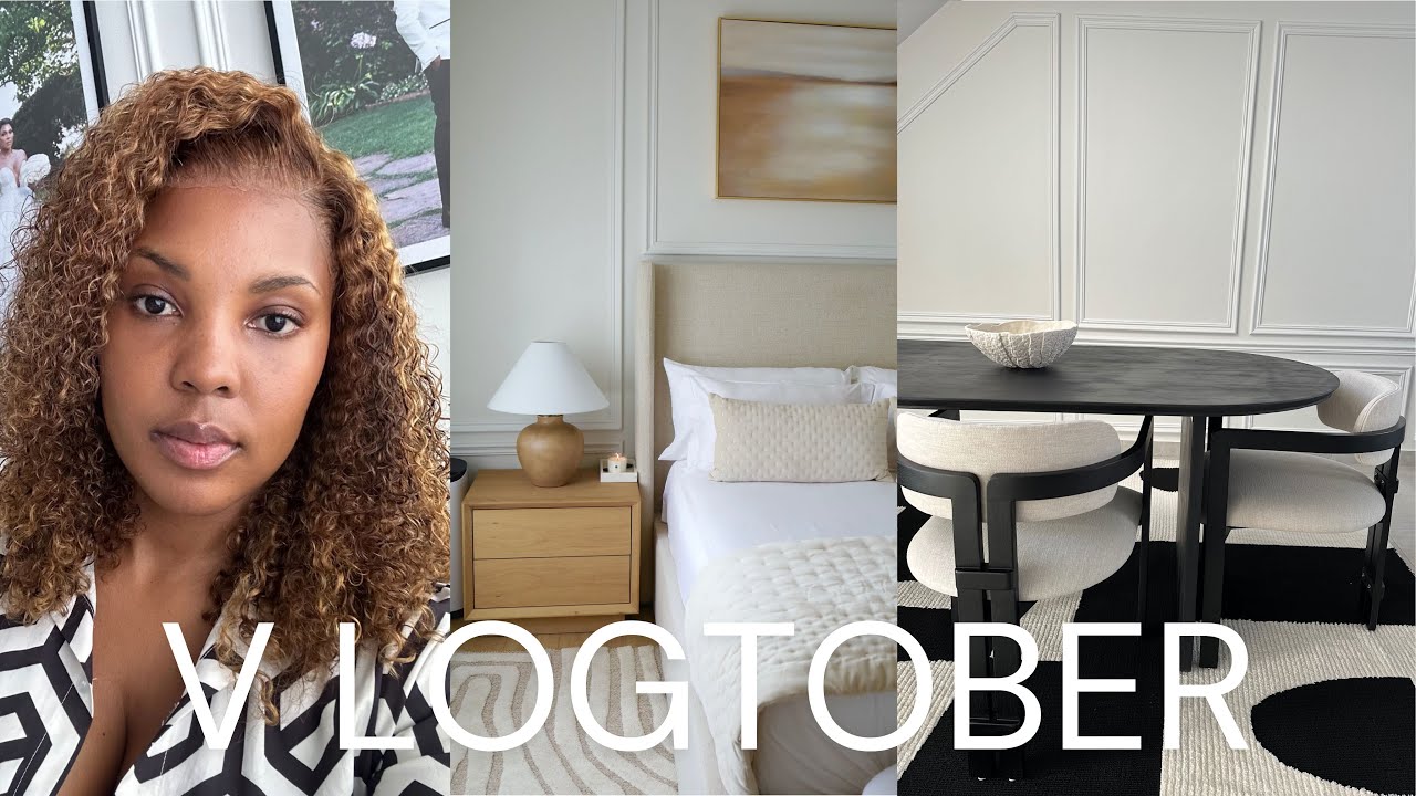 EPISODE 2 VLOGTOBER: FINAL DINING ROOM REVEAL || BEDROOM RESET || ANNOUNCING GIVEAWAY WINNERS