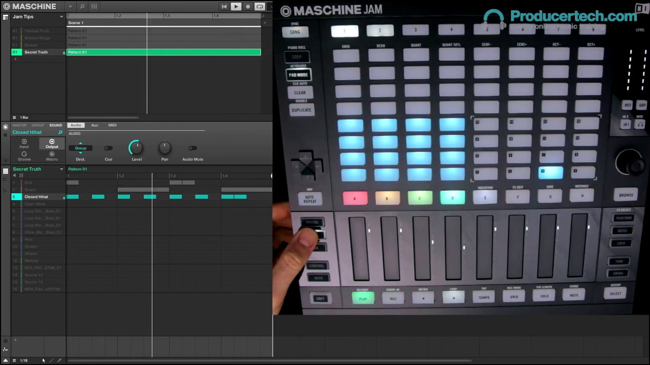 10 Maschine Jam Quick Tips/Hidden Features