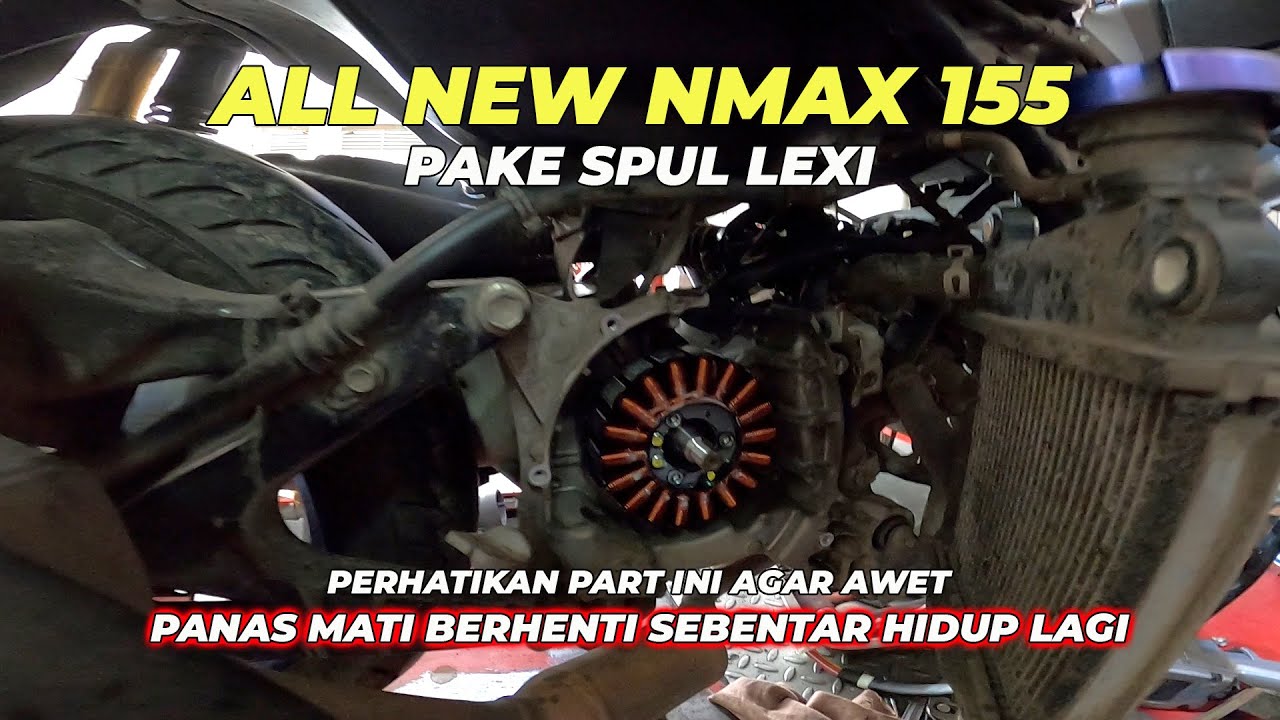 ЗАМЕНИТЕ НОВУЮ КАТУШКУ NMAX 155 НА LEXI. ОБРАТИТЕ ВНИМАНИЕ НА ЭТУ ЧАСТЬ