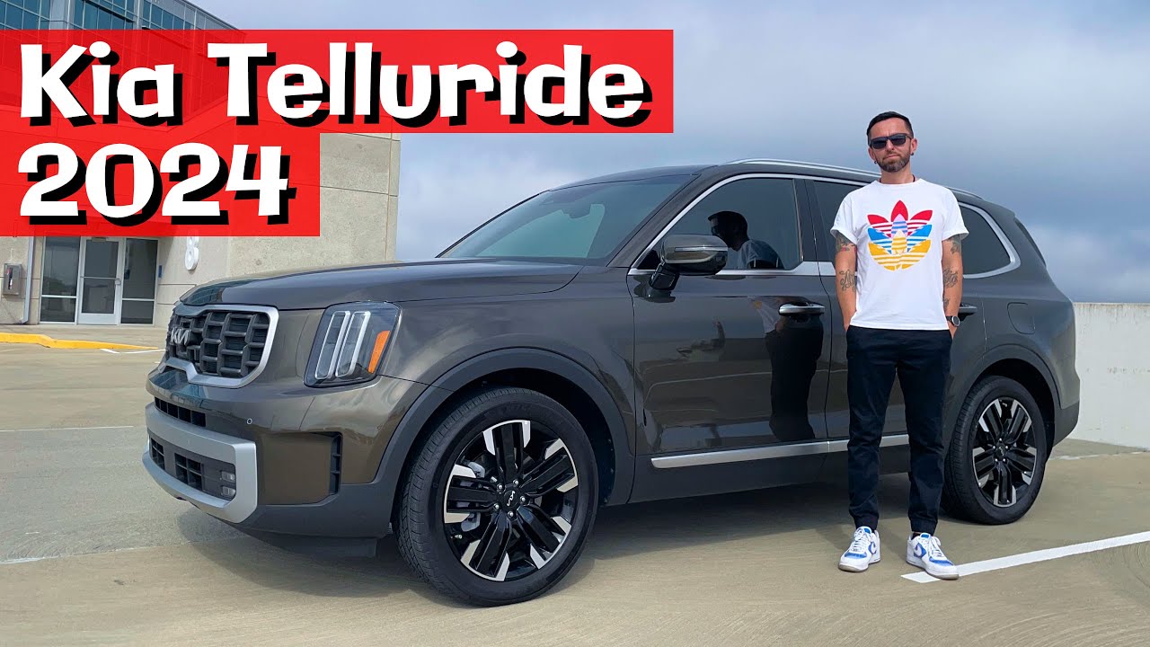 Kia Telluride 2024 &mdash; семейный автомобиль из будущего. Как американцы паркуют свои большие тачки.