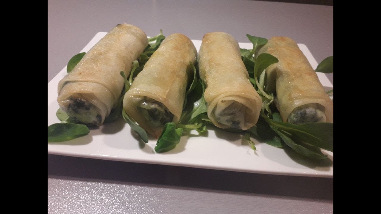 Nems farcis ricotta épinards