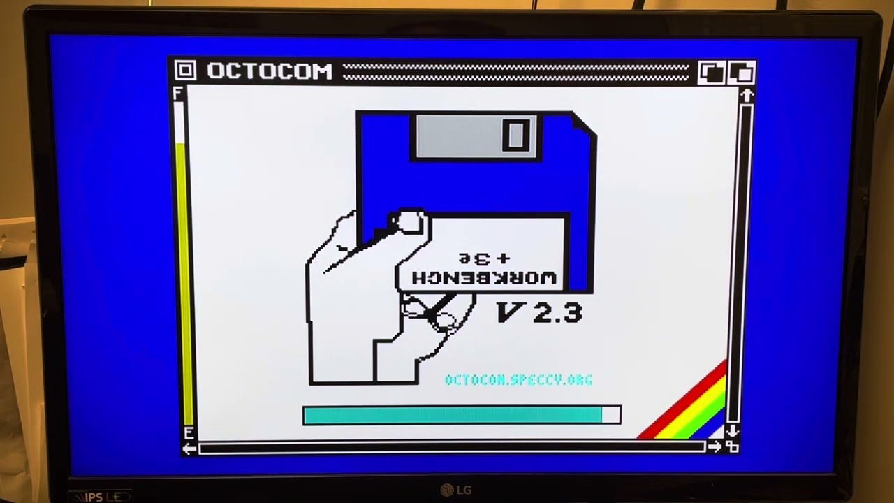 ZX Spectrum 128 +3e | Quick demo