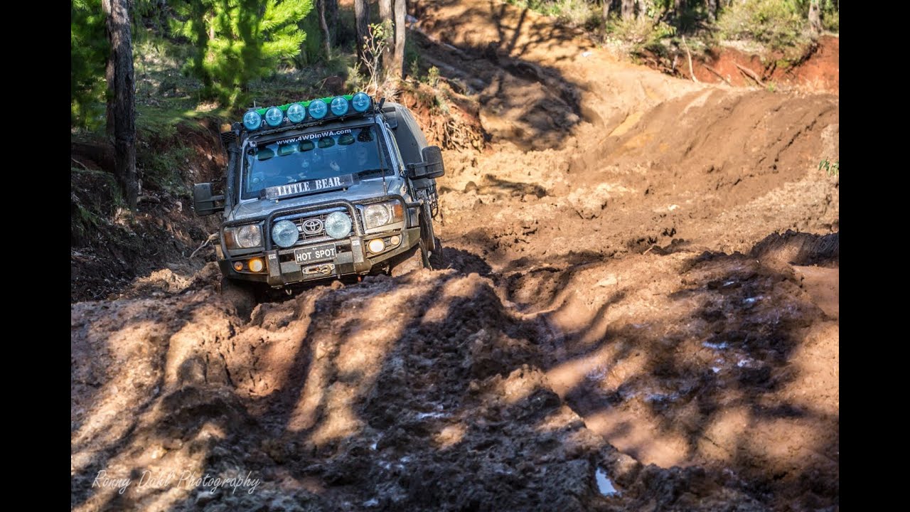 4x4 off-road awesome mud and hills in Brunswick WA