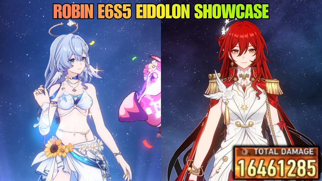 Eidolons showcase Robin Summeretto E6S5 vs Anomaly Arbitration King Check lv120 | HSR 4.5