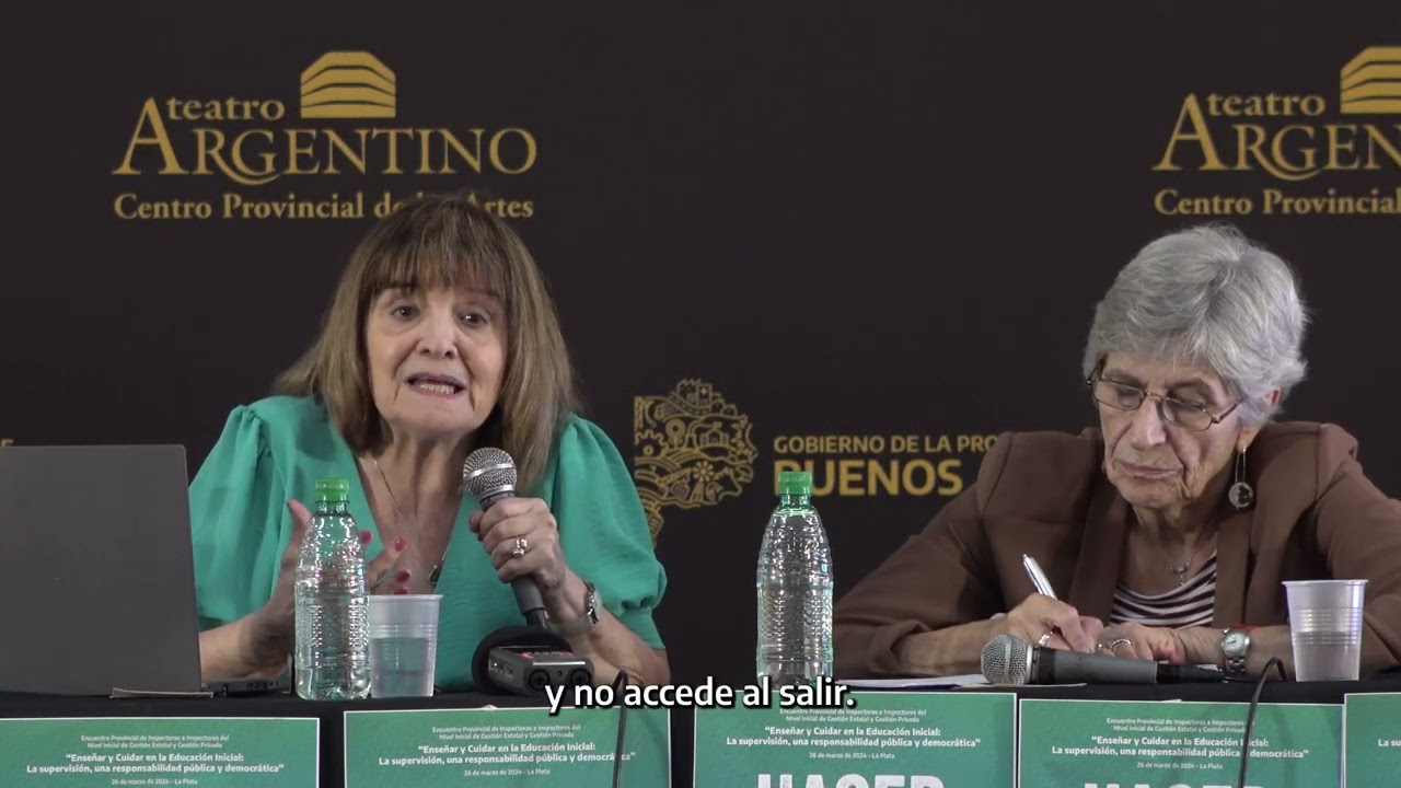 Conferencia: La alfabetización inicial: un compromiso de todas y de todos.