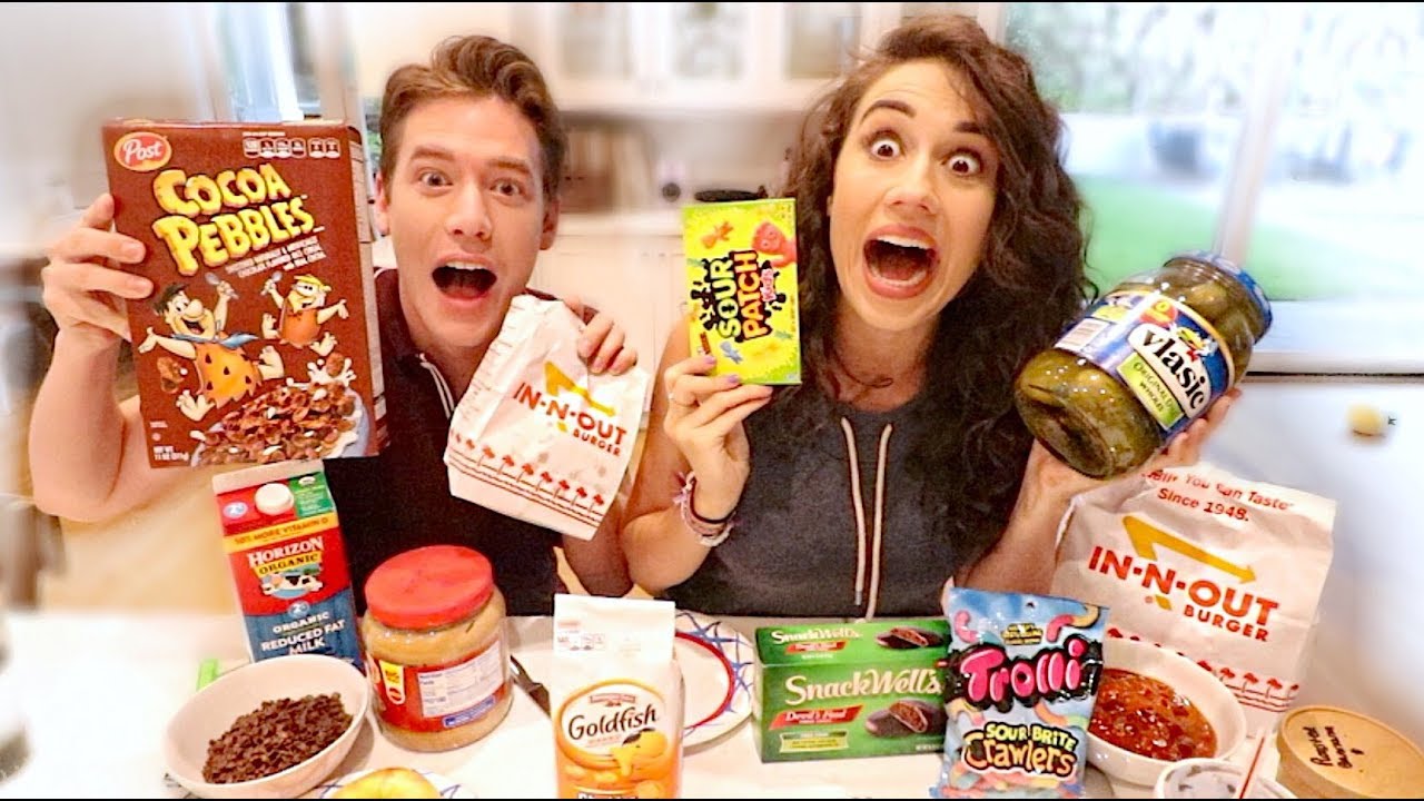 EATING ALL MY PREGNANCY CRAVINGS DURING AN EARTHQUAKE!