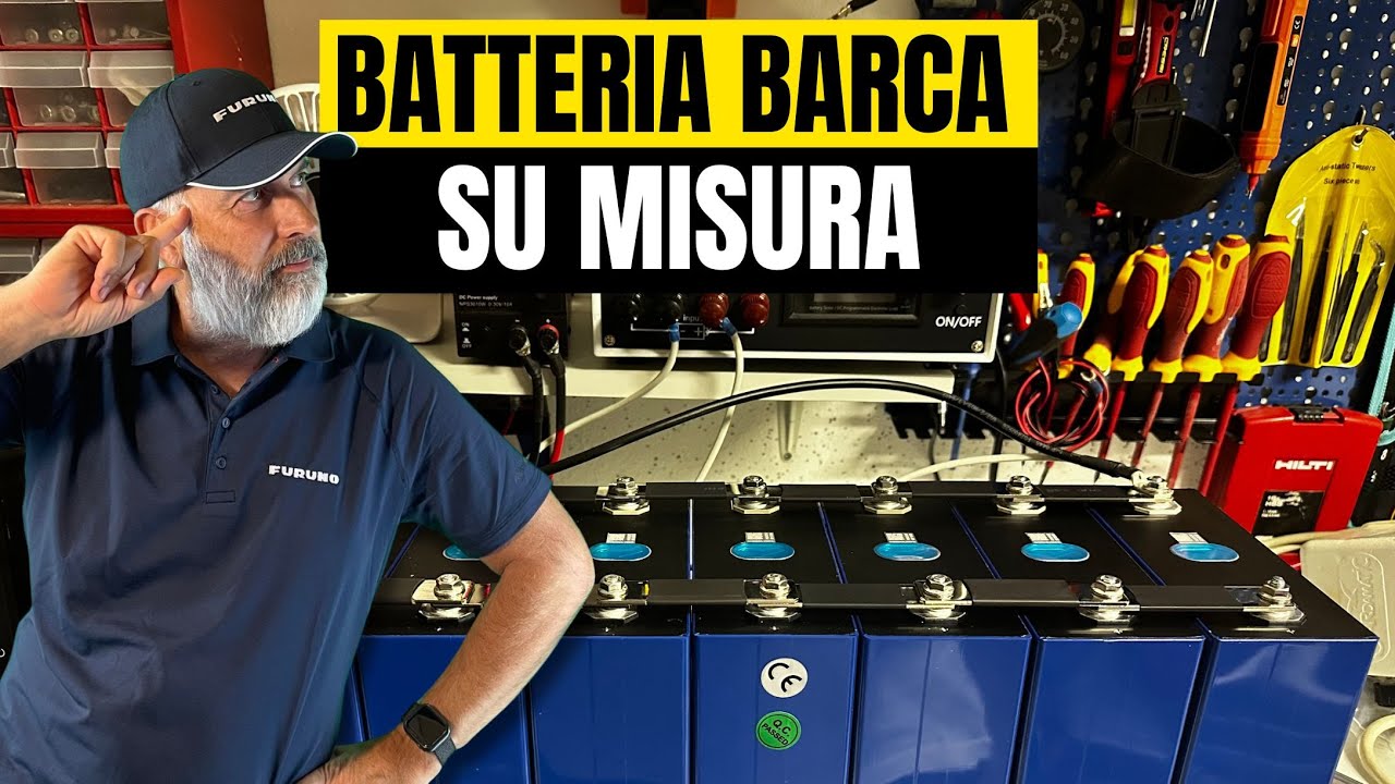 Batteria LiFePO₄ su misura per la barca: EVE 3,2V 314Ah, BMS, cablaggio e test completo
