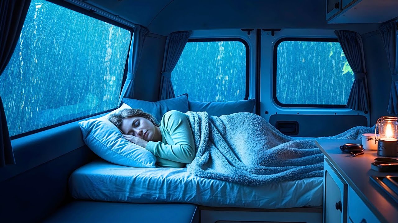 Rain Sounds for Sleep 🚗 Gentle Car Ambience for Night Peace