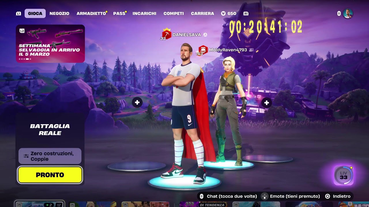 Live su Fortnite.
