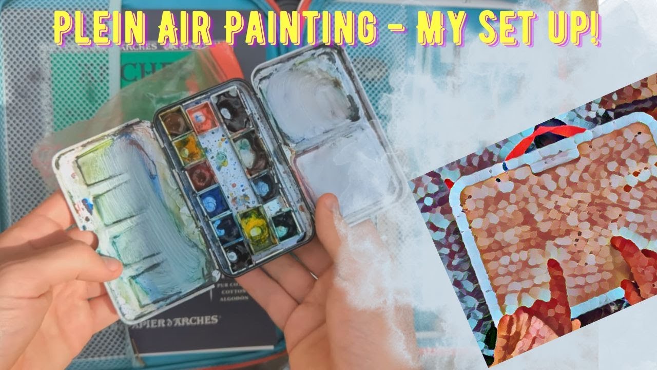 My Urban Sketching Watercolour Set Up - The Best Cheapest Plein Air Box!