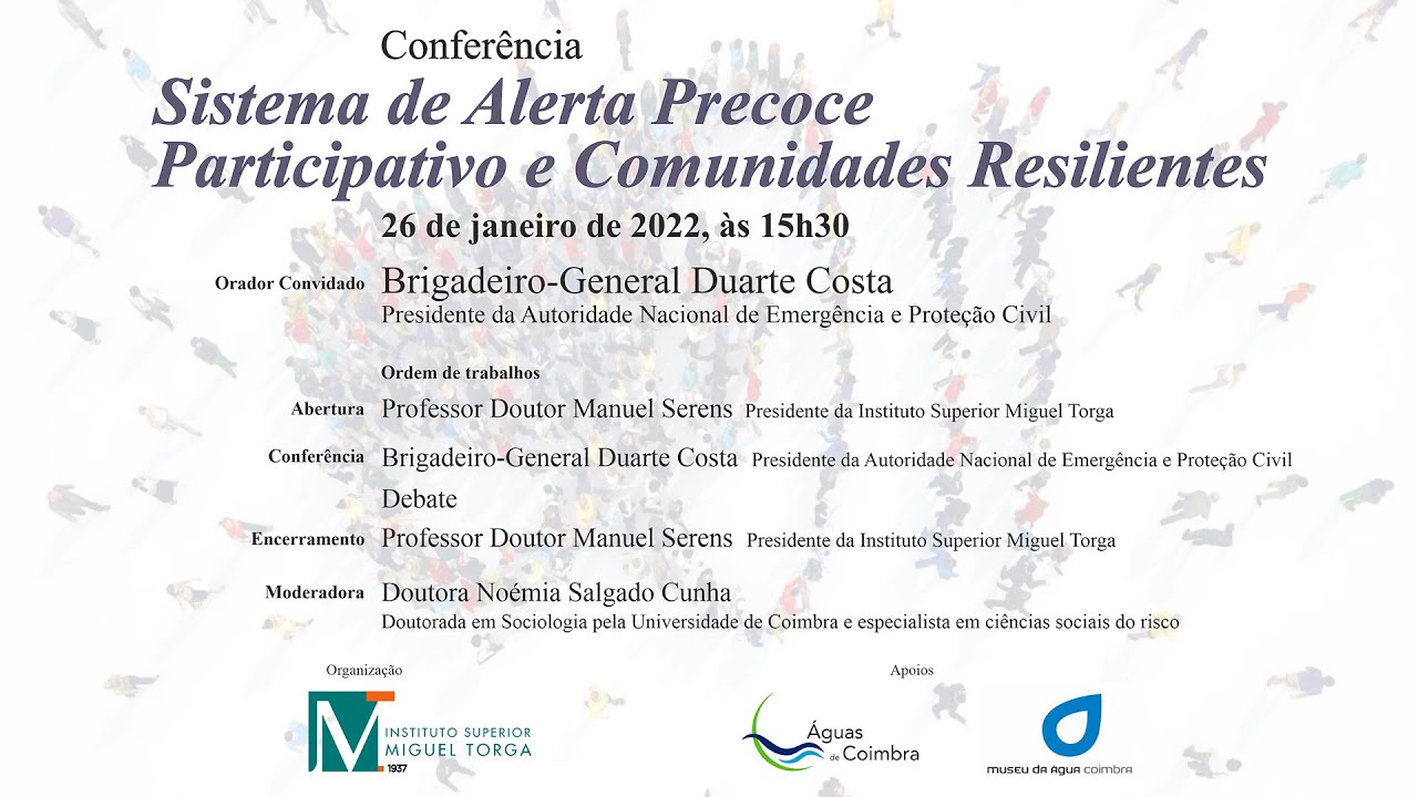 Conferência Sistema de Alerta Precoce Participativo e Comunidades Resilientes