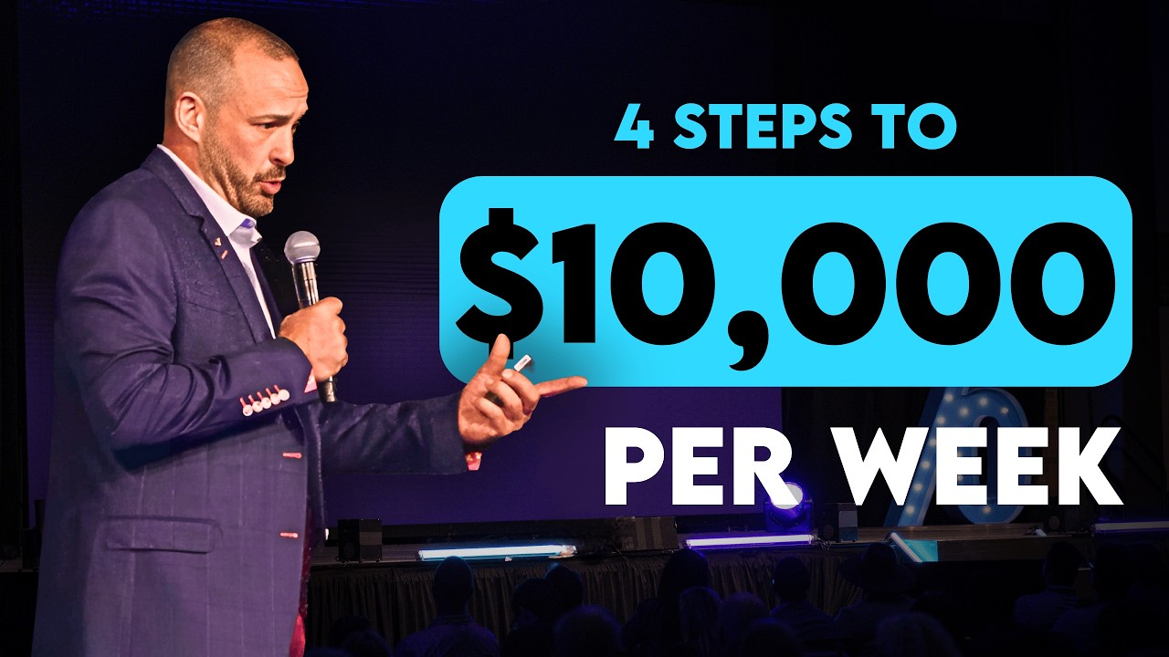 These 4 Steps Will Make You $10,000 PER WEEK In Sales (8% 2025 Conference)
