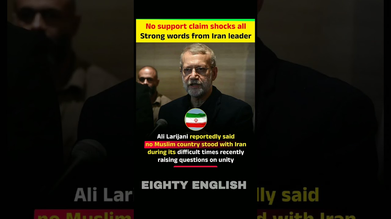 No support claim shocks all Strong words from Iran leader