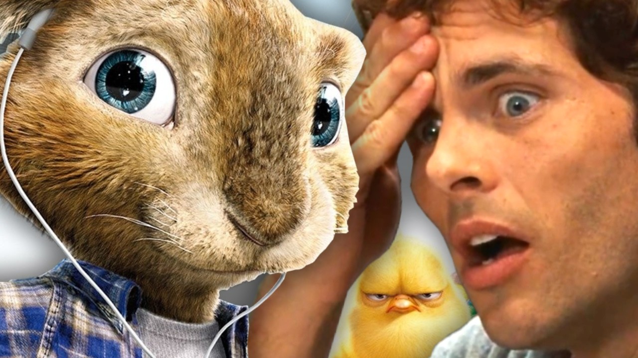 Three Grown Men try to watch Hop (2011)...