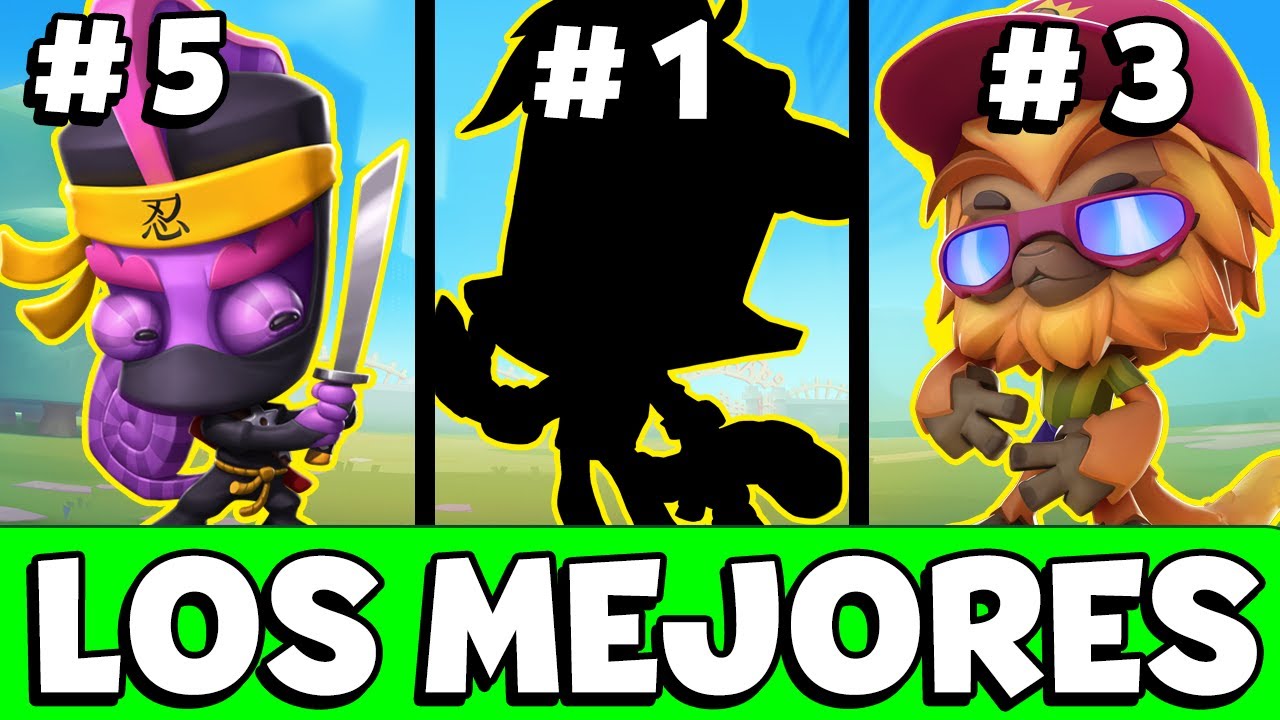 🔥TOP 5 PERSONAJES M&Aacute;S OP en Zooba🐾 con BURBUJA de PL&Aacute;STICO🔵