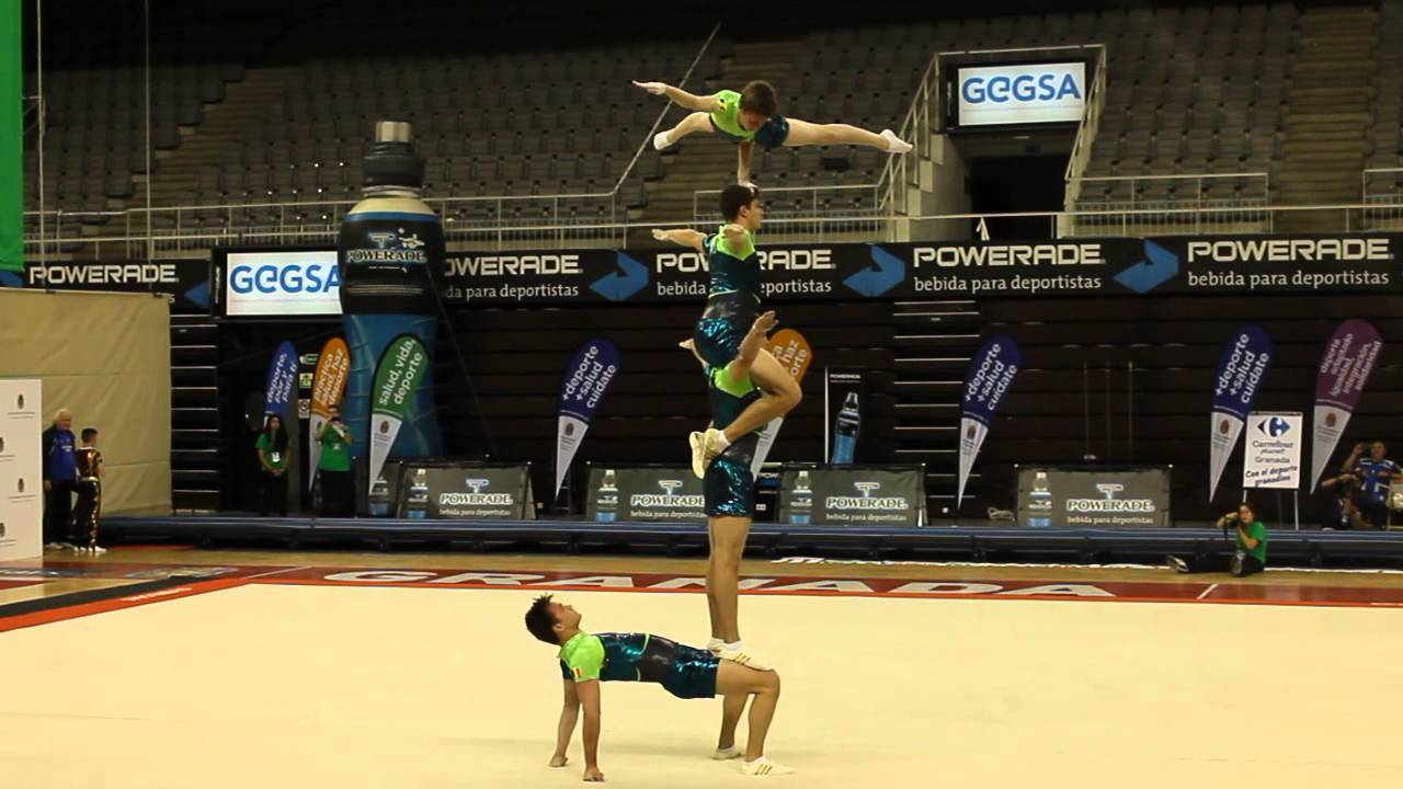 Cuarteto Masculino gimnasia acrobatica