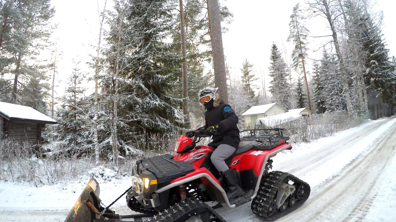 WINTER EDITION ATV DRIVING IN FINLAND