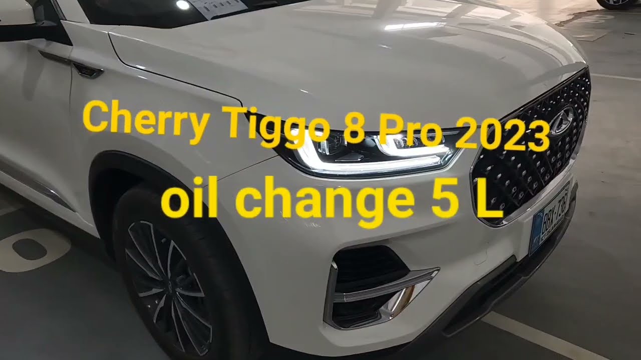 Chery Tiggo 8 Pro 2023 | First Oil Change | 5 Liter Quantity | Genuine oil filter | Mobil-1 oil