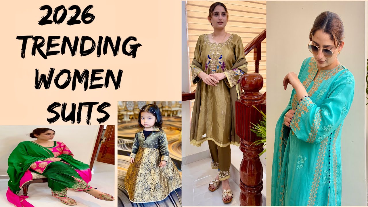 Top 10 Trending Women Suits 2026 | Elegant & Stylish Suit Designs for Ladies