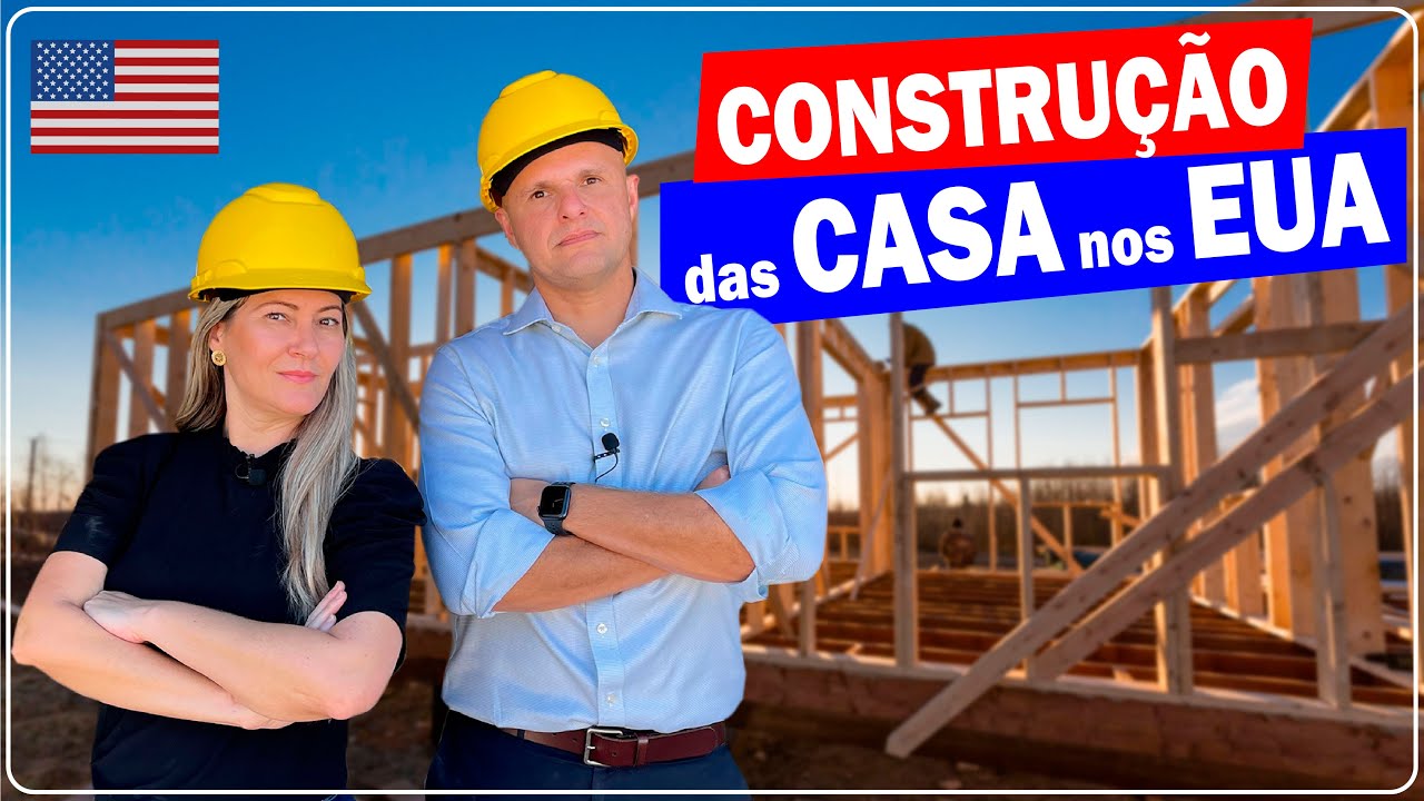 MÃOS a OBRA nos ESTADOS UNIDOS! PASSO a PASSO da CONSTRUÇÃO de uma CASA AMERICANA na FLÓRIDA