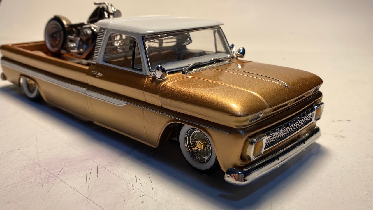 1966 chevy fleetside revell restoration in lowrider ( final )