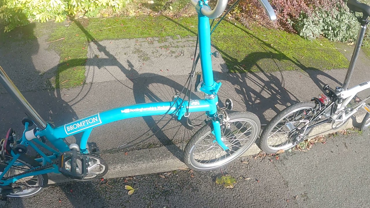 Brompton B75 & A Line together