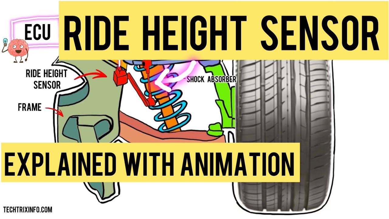 Ride Height Sensor Explained With Animation | Mastering Automotive Sensors | Part 21