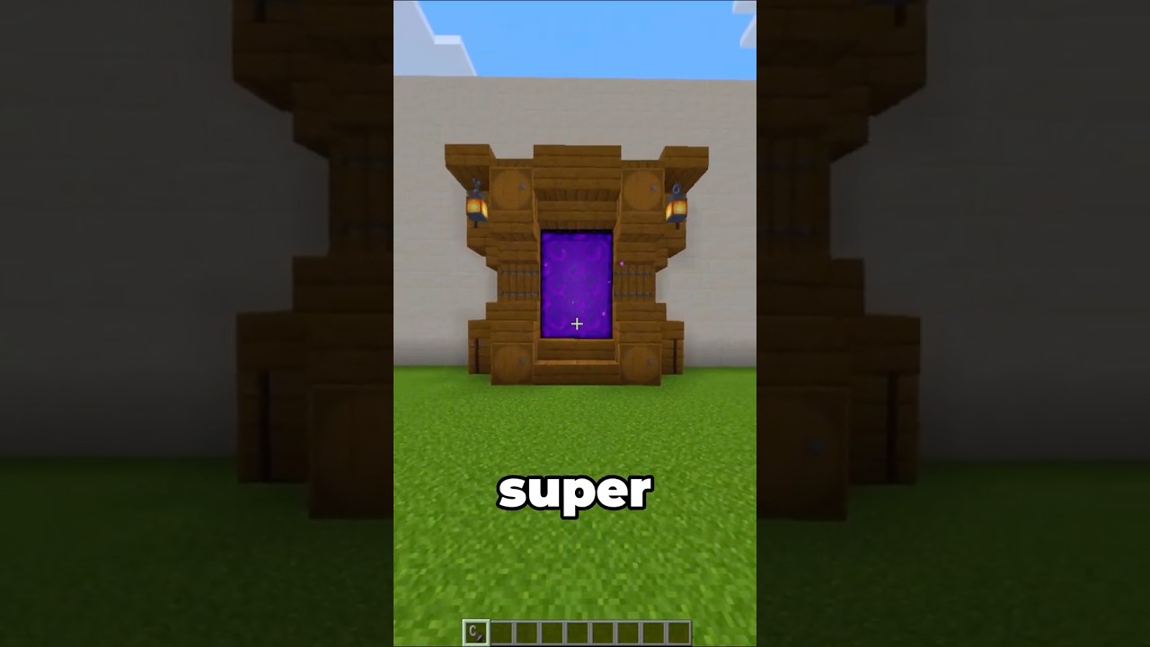 This Portal Hack Changes Your Whole Base!? 💎 #minecraft