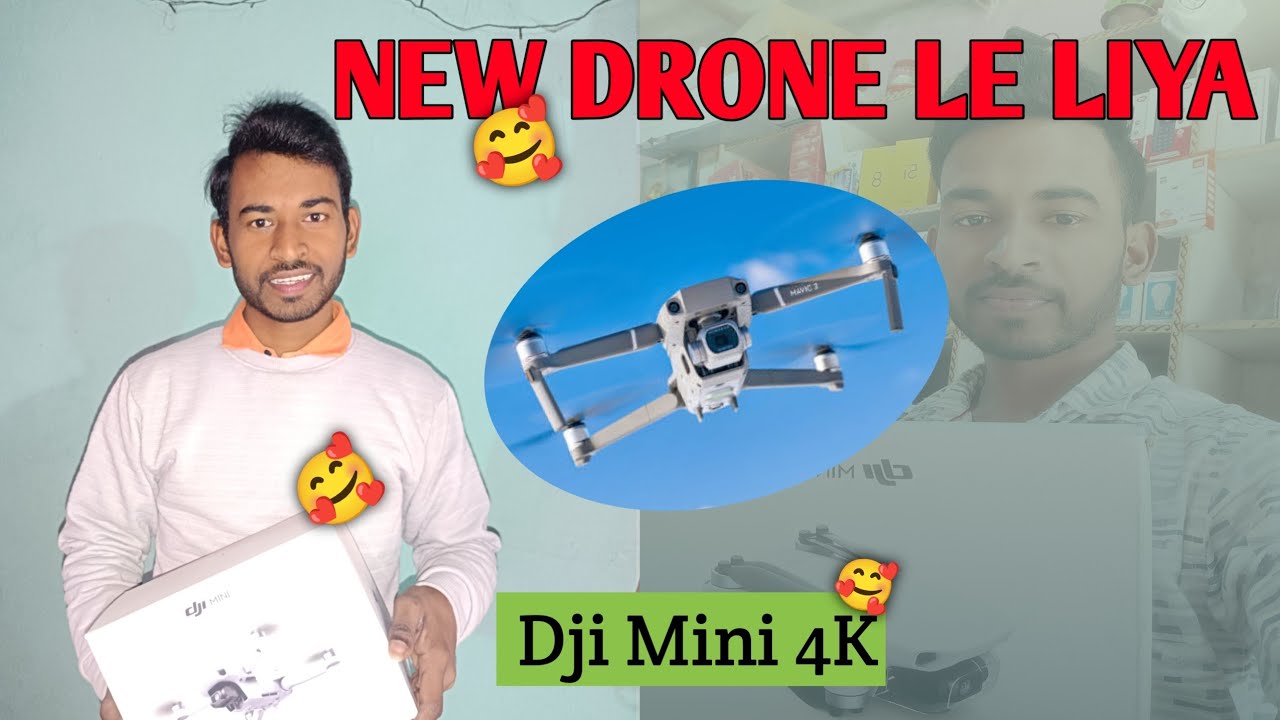 Finally New Drone Le Liya 🥰 Dji Mini 4k 🔥