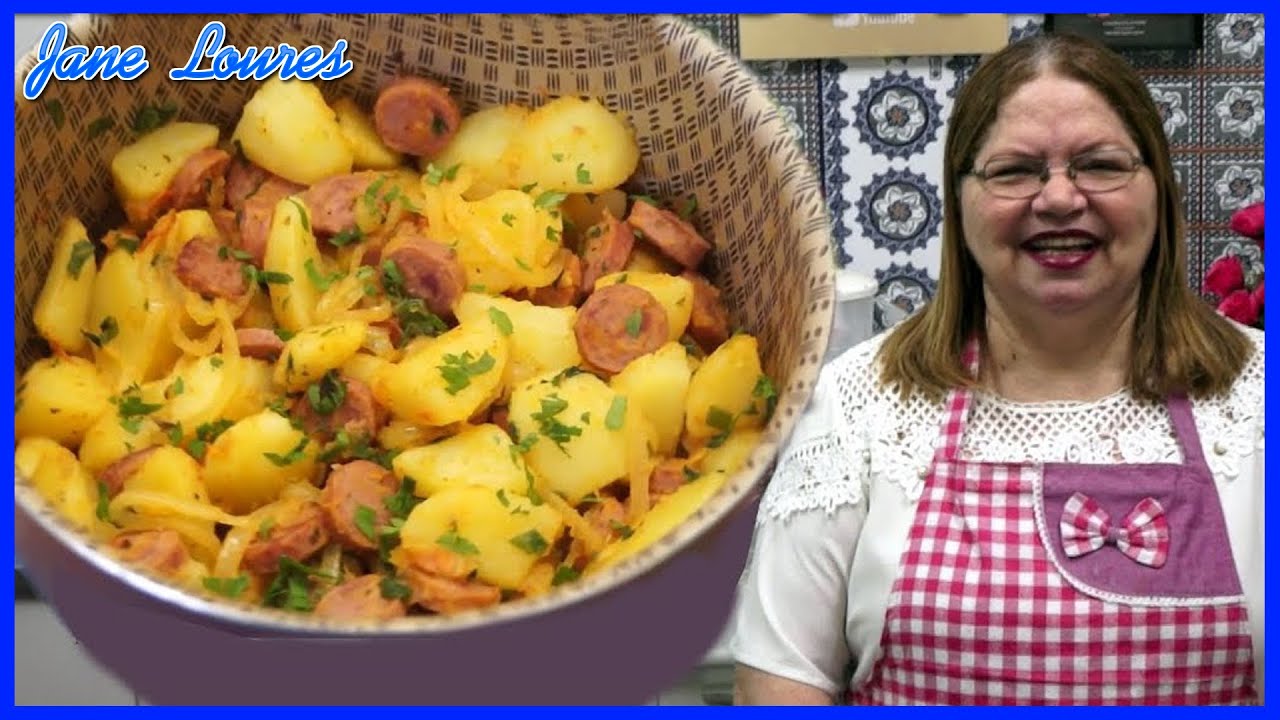 RECEITA FÁCIL COM BATATAS(SEM FORNO)