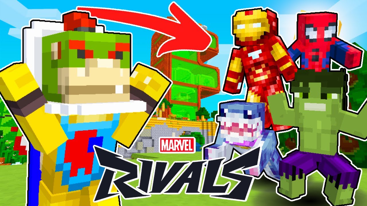 Bowser Jr JOINS Marvel Rivals! 🎮🦸Minecraft Nintendo Fun House [66]