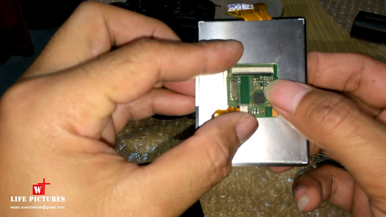 การเปลี่ยนหน้าจอ LCD กล้อง SLT SONY A77  LCD Screen Replacement Instructions
