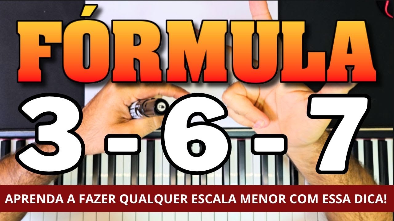 FÓRMULA 3-6-7 - Aprenda a Fazer Qualquer Escalas Menor Natural usando essa SIMPLES DICAS!